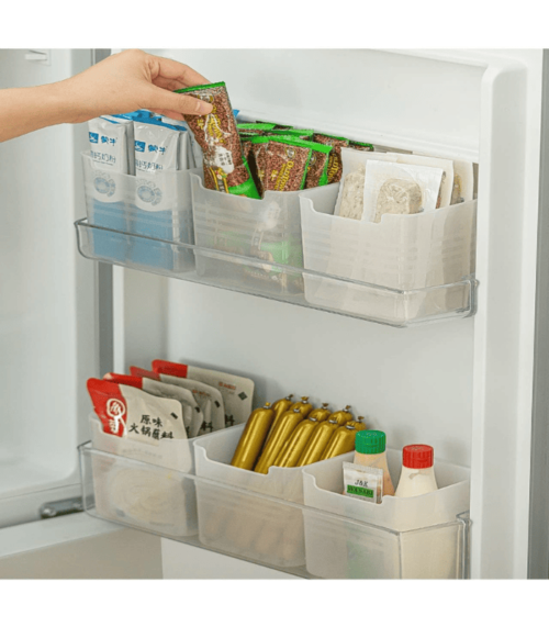Freezer Bins Set of 3 Large Plastic Containers