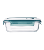 2 Pcs Glass Airtight Food Storage Container