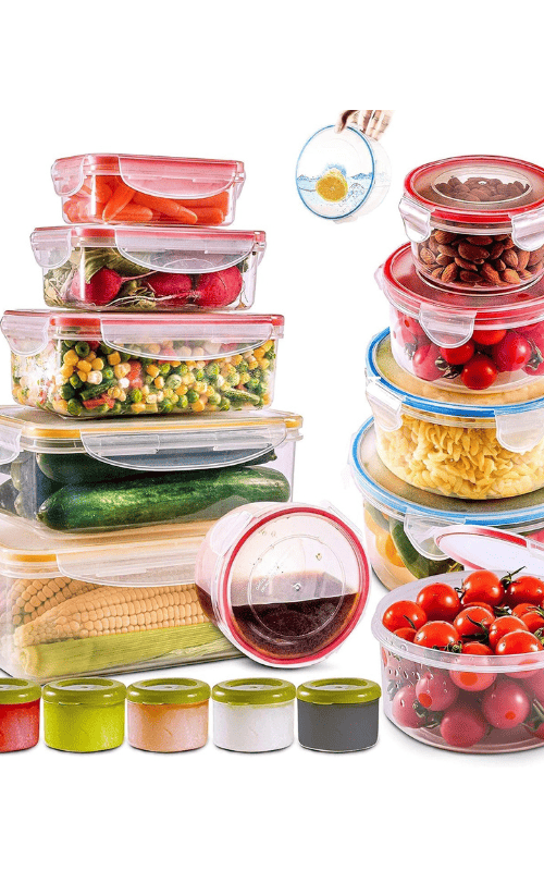 Food Storage Containers with Airtight Lids