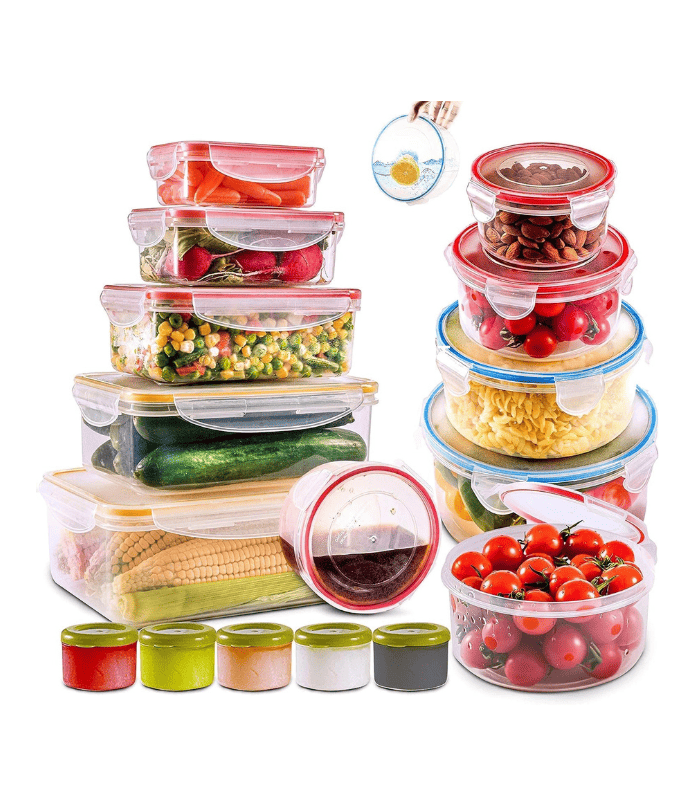 Food Storage Containers with Airtight Lids
