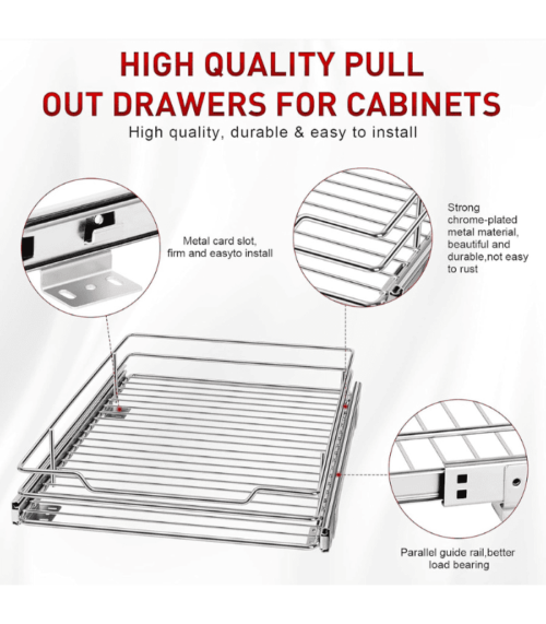 Cabinet Organizer, Slide Out Pantry Shelves