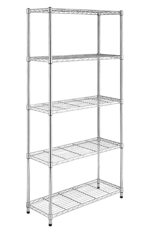 5-Tier Wire Storage Shelving Rack
