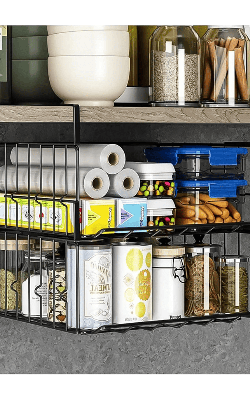 Hanging Wire Basket Shelves