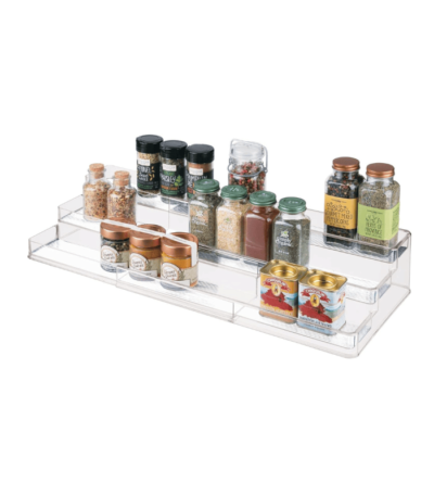 Plastic Shelf Spice Rack Organizer