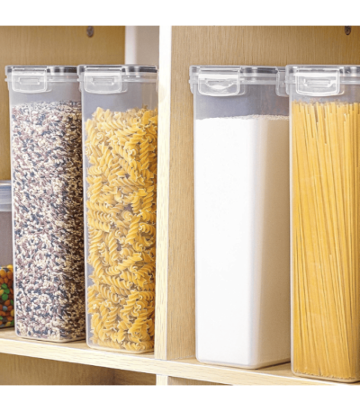 4 PCS Pasta Containers for Pantry Organization