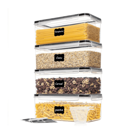 Plastic Container Box for Pasta organizer