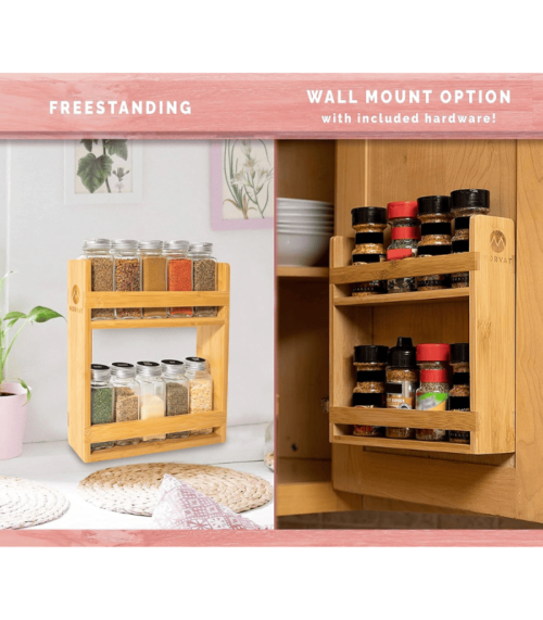 2-Tiered Seasoning Holder Organizer Set