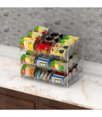 Stackable Alloy Steel Can Rack Organizer