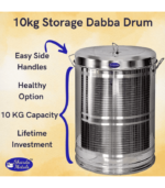 Large Stainless Steel Storage Drum Containers
