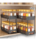 Slide Out Spice Racks Organizer