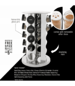20-Jar Countertop Rack Tower