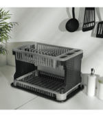 2Layer Rattan Dish Drainer 1X10