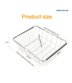 Stainless steel Expandable Dish Rack