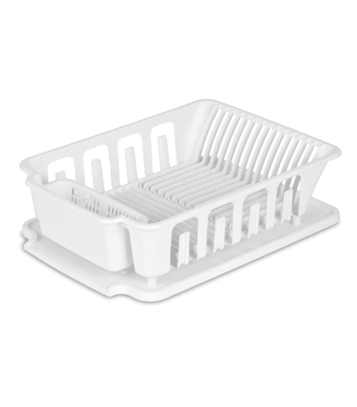 Large Sink Dish Drainer, white