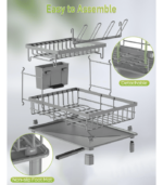 Durable Stainless Steel Dish Racks for Kitchen Counter