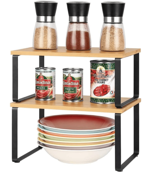 Stackable & Expandable Cabinet Shelf