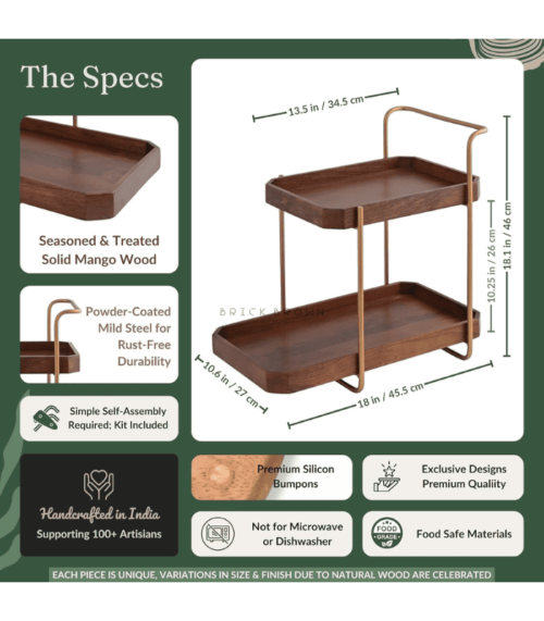 2-Tier Kitchen Countertop Rack