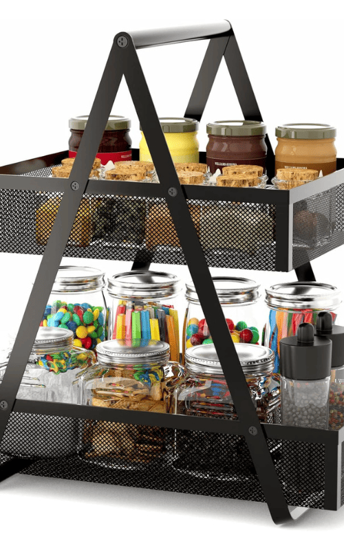Tiered Snack Organizer Countertop