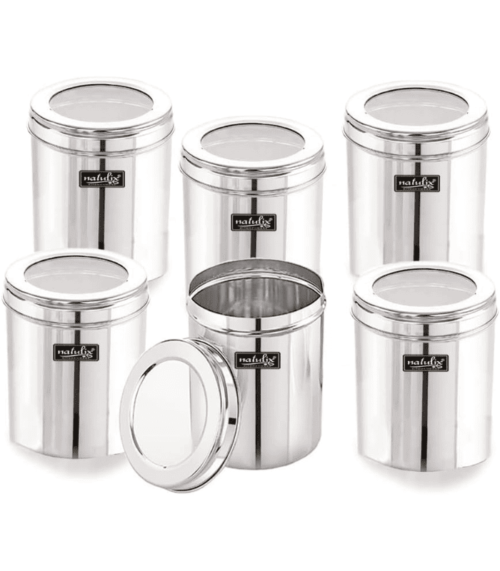 1 Kg Stainless Steel Containers for kitchen