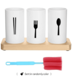 Plastic Self Draining Cutlery Holder Stand