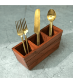 Wooden Cutlery Holder for Dining Table