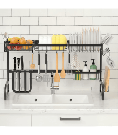 Over The Sink Adjustable Dish Rack