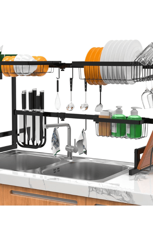 Dish Drying Rack Over Sink Adjustable