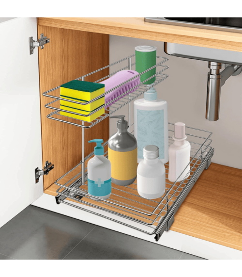 Under Sink Sliding Shelf