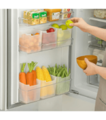 Freezer Bins Set of 3 Large Plastic Containers