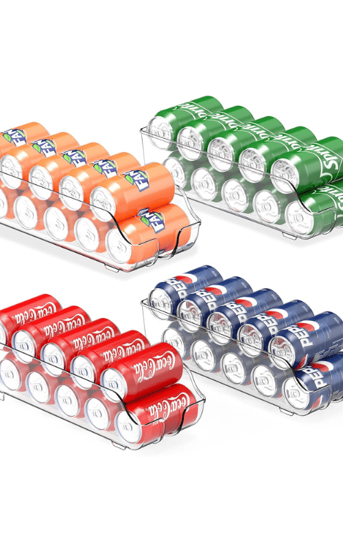 Soda Can Organizer for Pantry