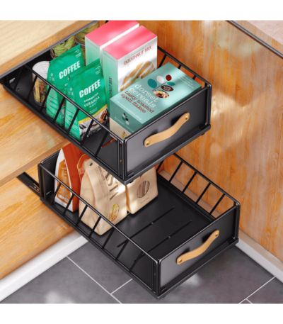 Pull out Cabinet Organizer Fixed with Adhesive