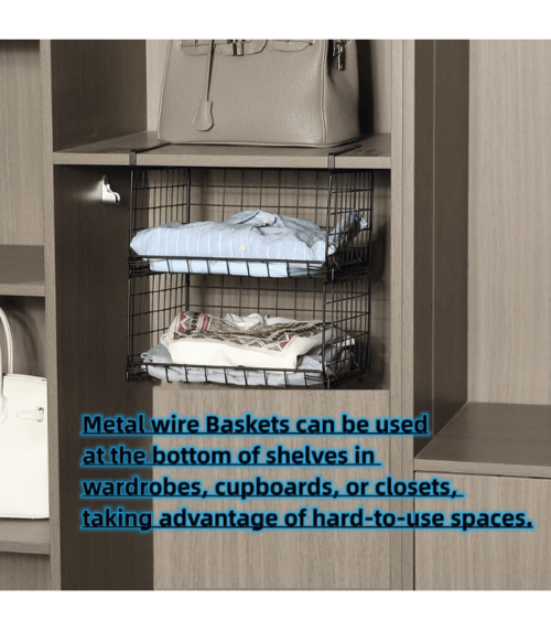 Hanging Wire Basket Shelves