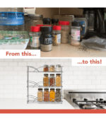 Spice Rack Shelf Organizer for Kitchen