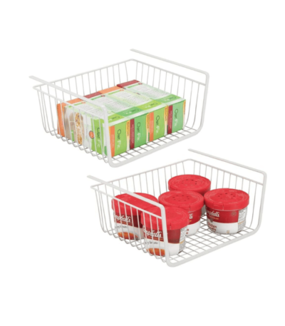 Metal Under Shelf Hanging Storage Bin