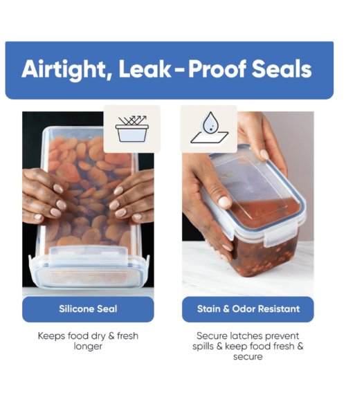 Set of 14 Silicone Food Containers
