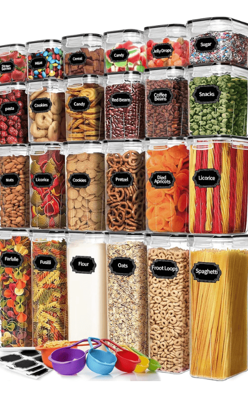 24 Pack Airtight Food Storage Containers