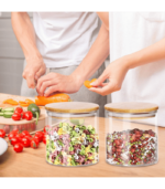 Glass Kitchen Clear Container for Food Storage