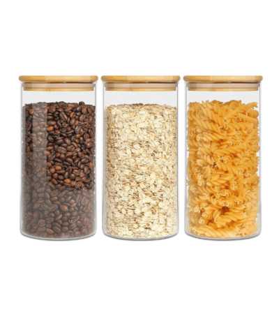 BPA Free High Borosilicate Glass Cookies Jars