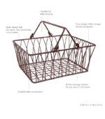 Pantry Handles-Wire Storage Basket