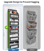 Door Organizer with 5 Large Capacity Pockets