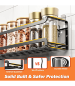 Spice Rack wall mounted 4 Pack