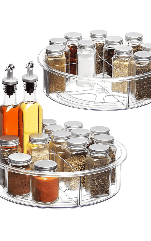 Rotating Spice Rack Food Storage