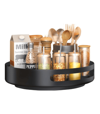 Steel Rotating Spice Racks with Turntable