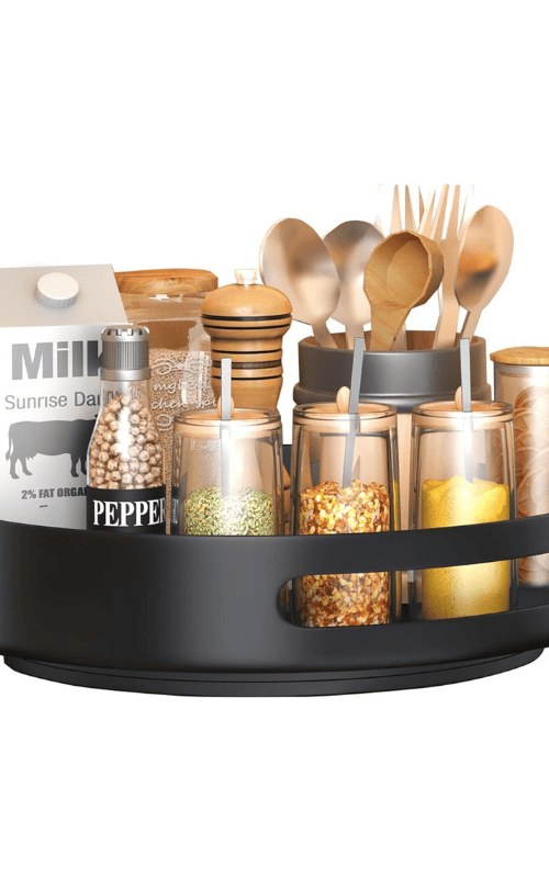 Steel Rotating Spice Racks with Turntable