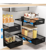 Pull out Cabinet Baskets with Sliding Drawers