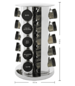 20-Jar Countertop Rack Tower