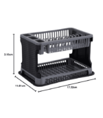2Layer Rattan Dish Drainer 1X10