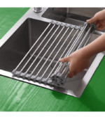Foldable Stainless Steel Dish Drainer