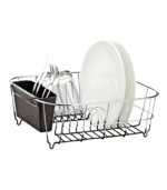 Deluxe Chrome-plated Steel Small Dish Drainer