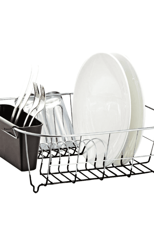 Deluxe Chrome-plated Steel Small Dish Drainer